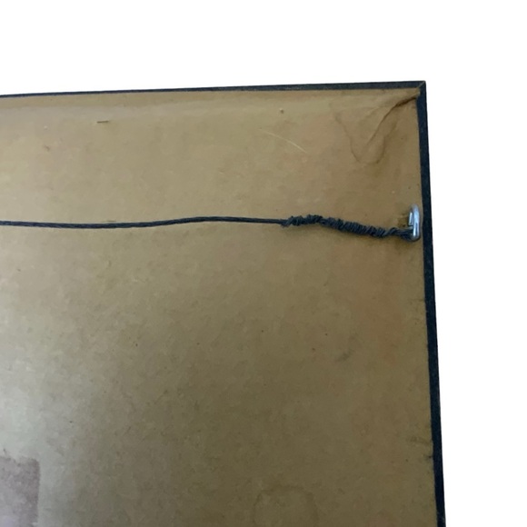 Amish Wall Decor Vintage Needlepoint Traditional Dressed Farmhouse Black White - Picture 6 of 16